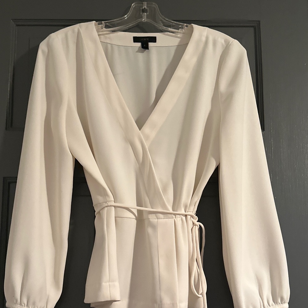 Cross body blouse